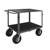 DURHAM MFG IC243610PN95 Instrument Cart, 2 Flush Shelves