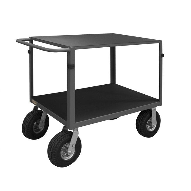 DURHAM MFG IC243610PN95 Instrument Cart, 2 Flush Shelves