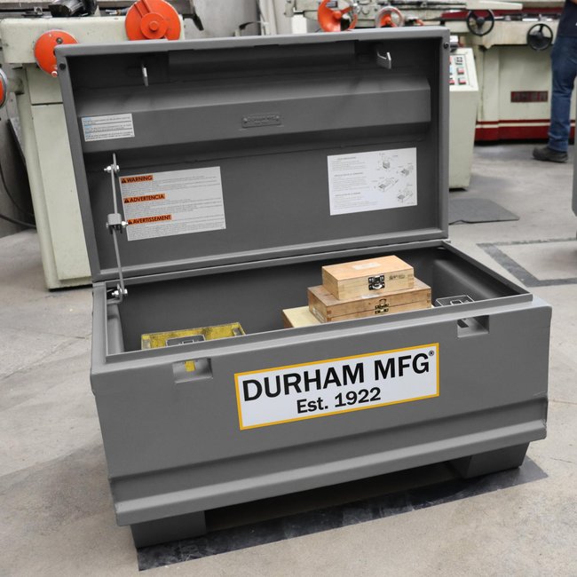 DURHAM MFG JSC-193218-94T-D719 Jobsite Storage Box, 5 Cu. Ft.