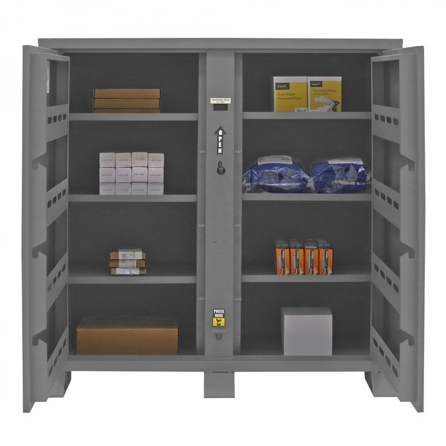 DURHAM MFG JSC-246061-6S94T-D719 Jobsite Storage Cabinet, 47.5 cu. ft.