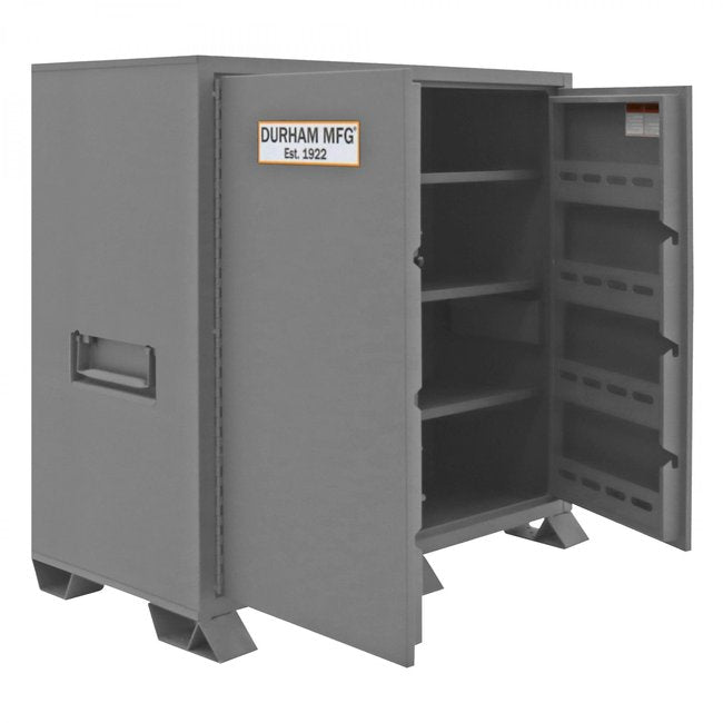 DURHAM MFG JSC-306061-6S94T-D719 Jobsite Storage Cabinet, 59 Cu. Ft.