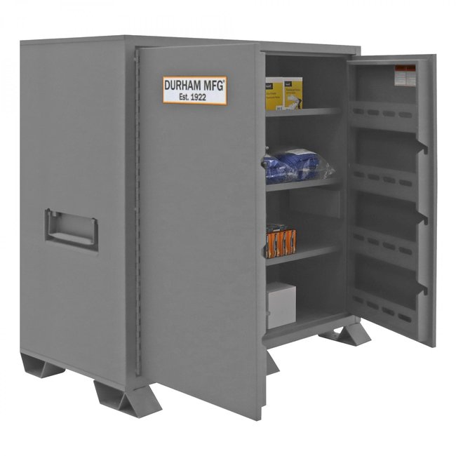 DURHAM MFG JSC-306061-6S94T-D719 Jobsite Storage Cabinet, 59 Cu. Ft.