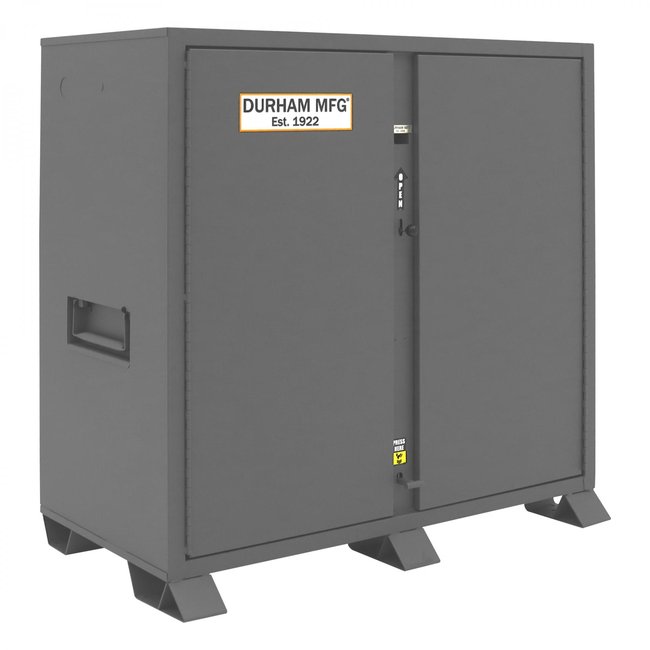 DURHAM MFG JSC-306061-7DR-4S94T-D719 Jobsite Storage Cabinet, 59 cu. ft.,