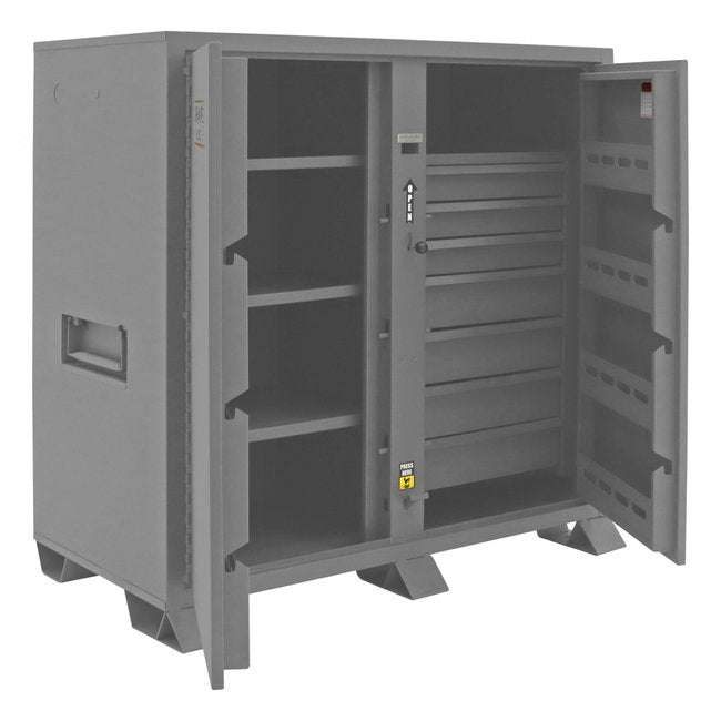 DURHAM MFG JSC-306061-7DR-4S94T-D719 Jobsite Storage Cabinet, 59 cu. ft.,