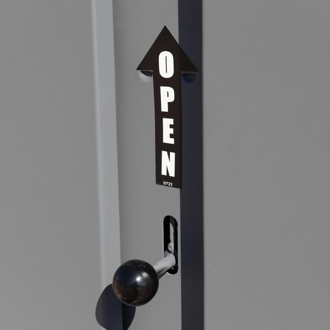 DURHAM MFG JSC-306061-7DR-4S94T-D719 Jobsite Storage Cabinet, 59 cu. ft.,