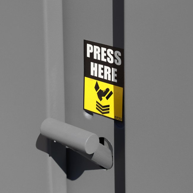 DURHAM MFG JSC-306061-7DR-4S94T-D719 Jobsite Storage Cabinet, 59 cu. ft.,