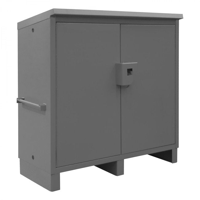 DURHAM MFG JSC-602460-95 Jobsite Cabinet, 3 Fixed Shelves