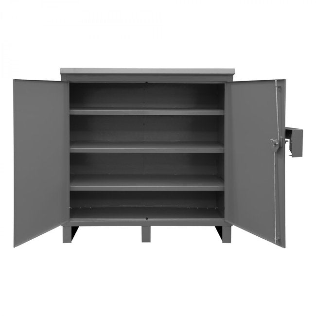 DURHAM MFG JSC-602460-95 Jobsite Cabinet, 3 Fixed Shelves