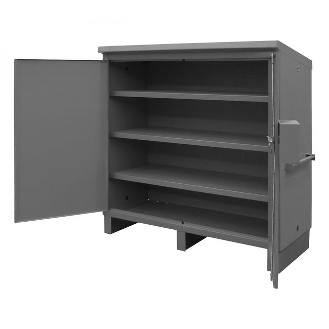 DURHAM MFG JSC-602460-95 Jobsite Cabinet, 3 Fixed Shelves