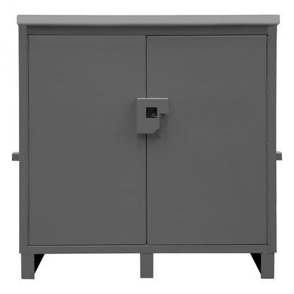DURHAM MFG JSC-602460-95 Jobsite Cabinet, 3 Fixed Shelves