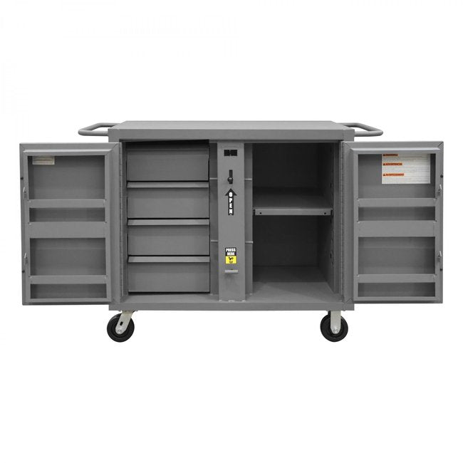 DURHAM MFG JSCM-274440-94T-D719 Jobsite Cabinet, Mobile