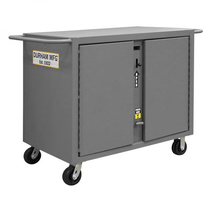 DURHAM MFG JSCM-274440-94T-D719 Jobsite Cabinet, Mobile