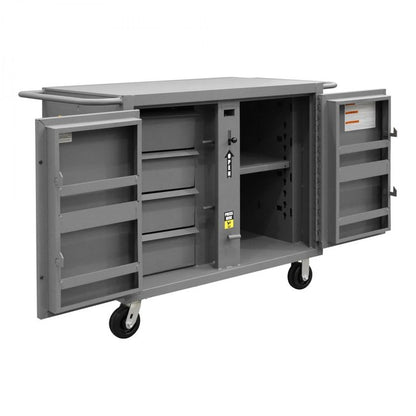DURHAM MFG JSCM-274440-94T-D719 Jobsite Cabinet, Mobile