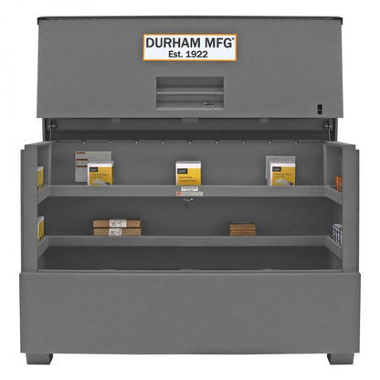 DURHAM MFG JSCPB-317250-94T-D720 Jobsite Piano Box, 57.4 cu. ft.