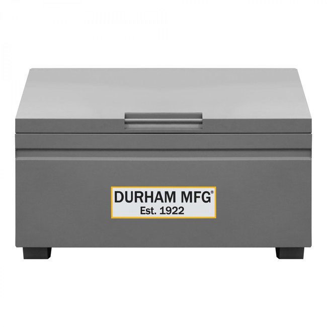 DURHAM MFG JSCSL-306040-94T-D720 Slope Lid, Jobsite Storage Box, 31 Cu.
