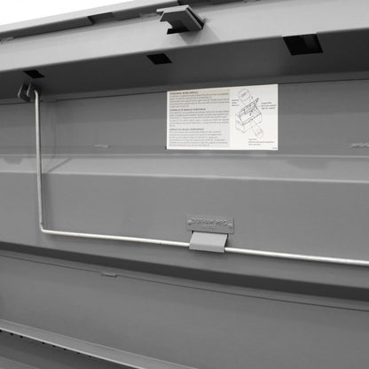 DURHAM MFG JSCSL-306040-94T-D720 Slope Lid, Jobsite Storage Box, 31 Cu.