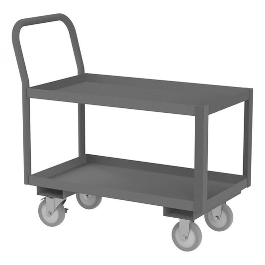 DURHAM MFG LDO-183236-2-ALU-95 Low Deck Service Truck, 2 Shelves