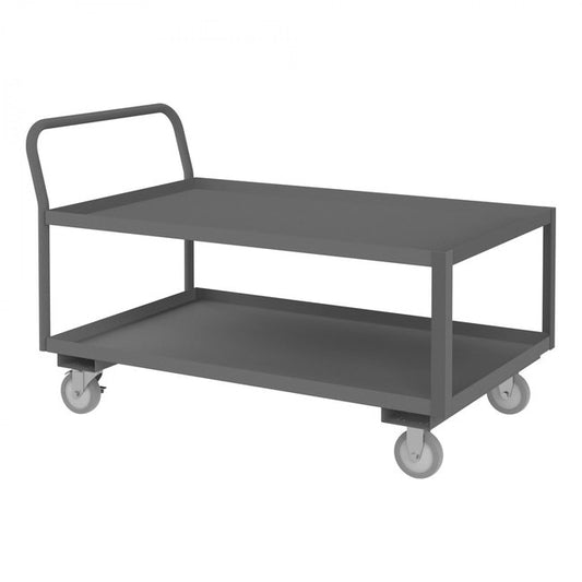 DURHAM MFG LDO-304836-2-ALU-95 Low Deck Service Truck, 2 Shelves