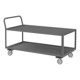DURHAM MFG LDO-3060-2-ALU-95 Low Deck Service Truck, 2 Shelves