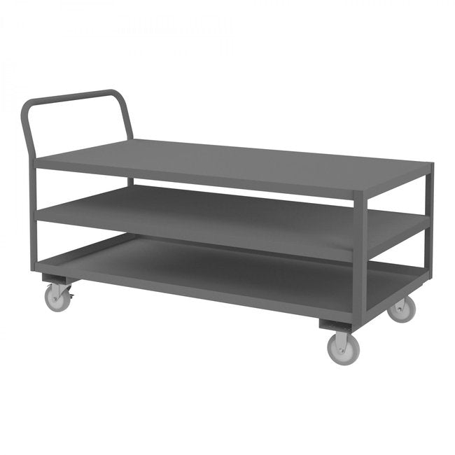 DURHAM MFG LDO-3060-3-95 Low Deck Service Truck, 3 Shelves