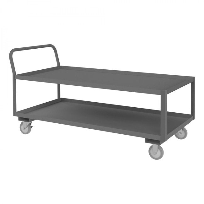 DURHAM MFG LDO-306036-2-ALU-95 Low Deck Service Truck, 2 Shelves