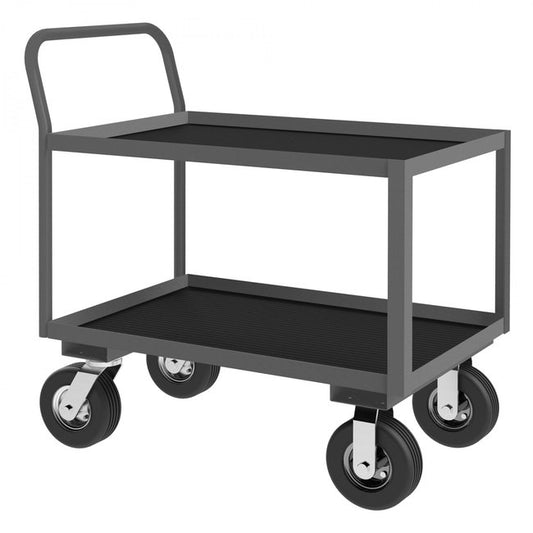 DURHAM MFG LIC-2436-2-ALU-95  Instrument Cart, 2 Shelves