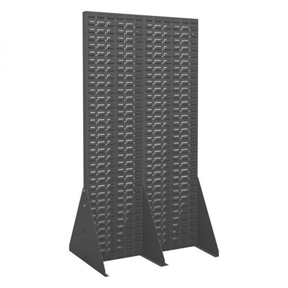 DURHAM MFG LPRDS-34.5X68-95 Free Standing, Louvered Panel Rack