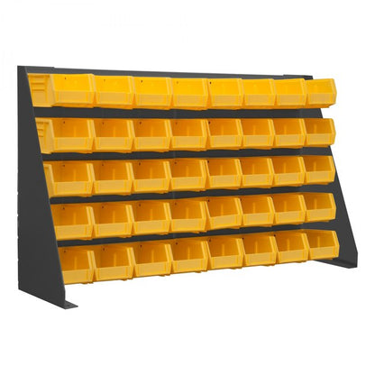 DURHAM MFG LPRSS-34.5X20-95 Free Standing, Louvered Panel Rack