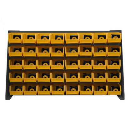 DURHAM MFG LPRSS-34.5X20-95 Free Standing, Louvered Panel Rack