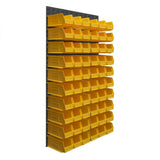 DURHAM MFG LPW-34.5X64-95 Wall Mountable, Louvered Panel Rack