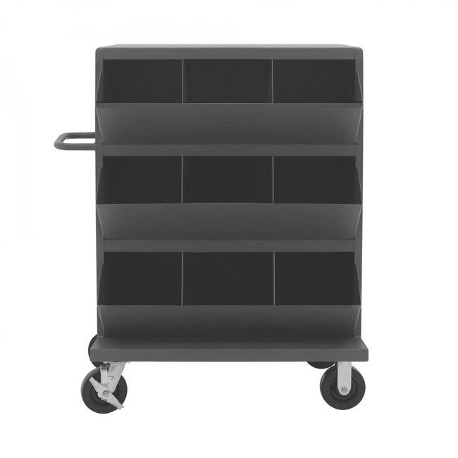 DURHAM MFG MSB9-2036-95 Mobile Bin, 9 Openings