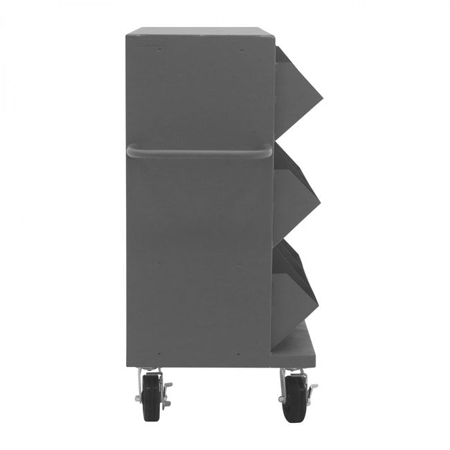DURHAM MFG MSB9-2036-95 Mobile Bin, 9 Openings
