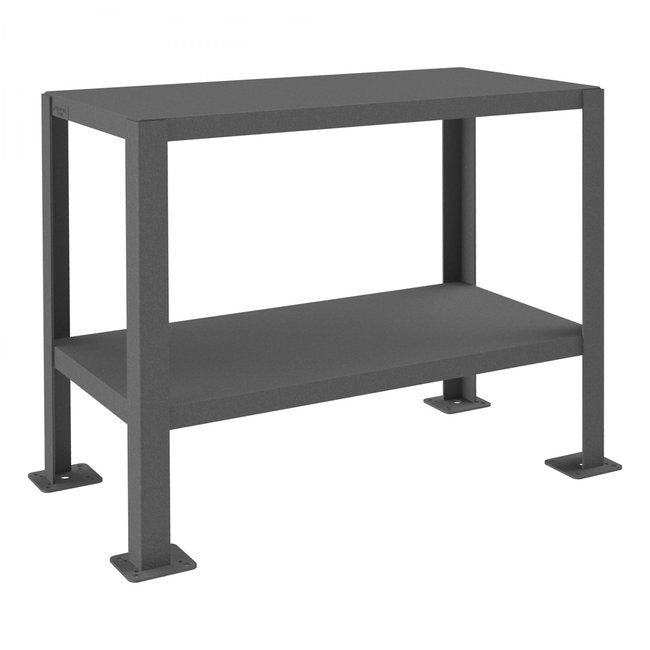 DURHAM MFG MT12G183630-3K295 MT Workbench, 2 Shelves, 18 x 36