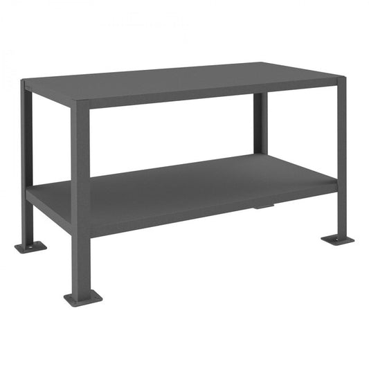 DURHAM MFG MT12G244830-3K295 MT Workbench, 2 Shelves, 24 x 48