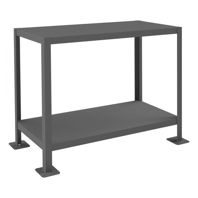 DURHAM MFG MT183630-2K295 MT Workbench, 2 Shelves, 18 x 36