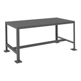DURHAM MFG MT244824-2K195 MT Workbench, 1 Shelf, 24 x 48