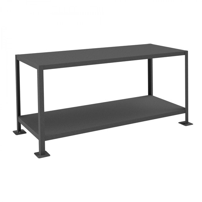 DURHAM MFG MT246030-2K295 MT Workbench, 2 Shelves, 24 x 60