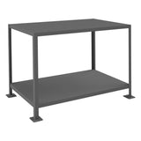 DURHAM MFG MT364836-3K295 MT Workbench, 2 Shelves, 36 x 48