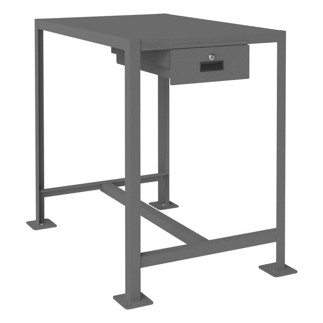 DURHAM MFG MTD243636-2K195 MT Workbench, 1 Shelf, 1 Drawer, 24 x 36