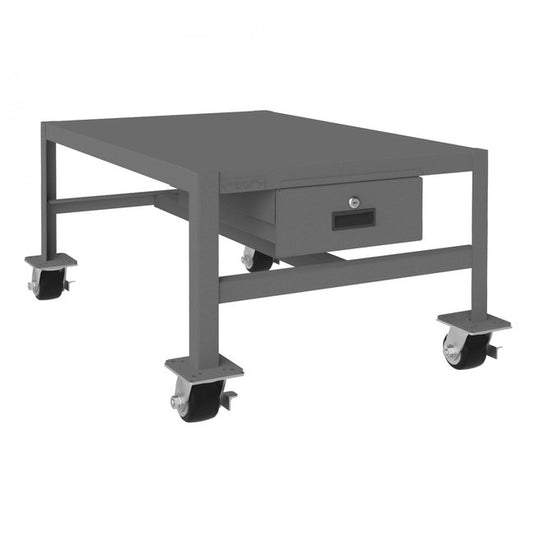 DURHAM MFG MTDM243618-2K195 Mobile MT Workbench, 1 Drawer, 24 x 36