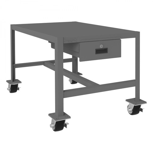 DURHAM MFG MTDM243624-2K195 Mobile MT Workbench, 1 Drawer, 24 x 36