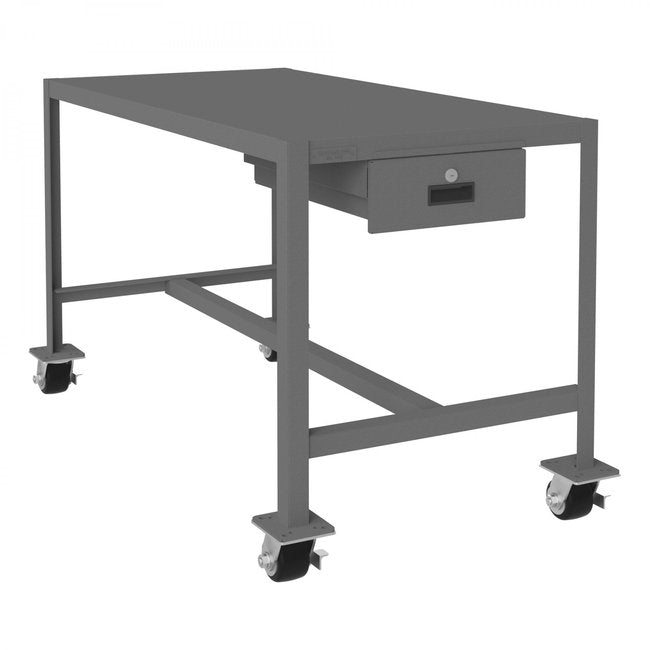 DURHAM MFG MTDM244830-2K195 Mobile MT Workbench, 1 Drawer, 24 x 48