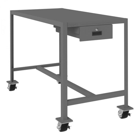 DURHAM MFG MTDM244836-2K195 Mobile MT Workbench, 1 Drawer, 24 x 48