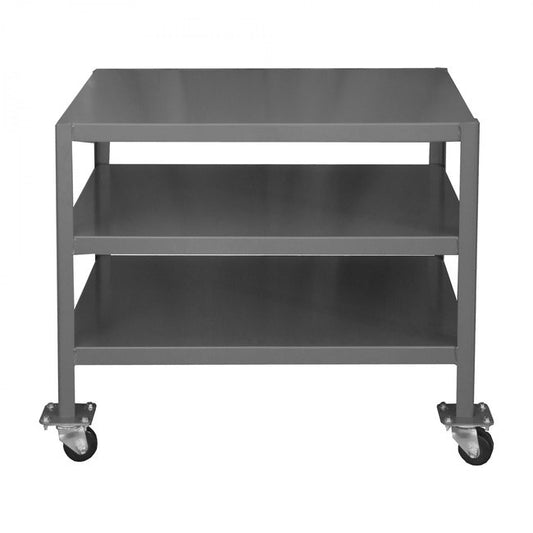 DURHAM MFG MTM183630-2K395 Mobile MT Workbench, 3 Shelves, 18 x 36