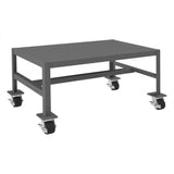 DURHAM MFG MTM243618-2K195 Mobile MT Workbench, 1 Shelf  24 x 36