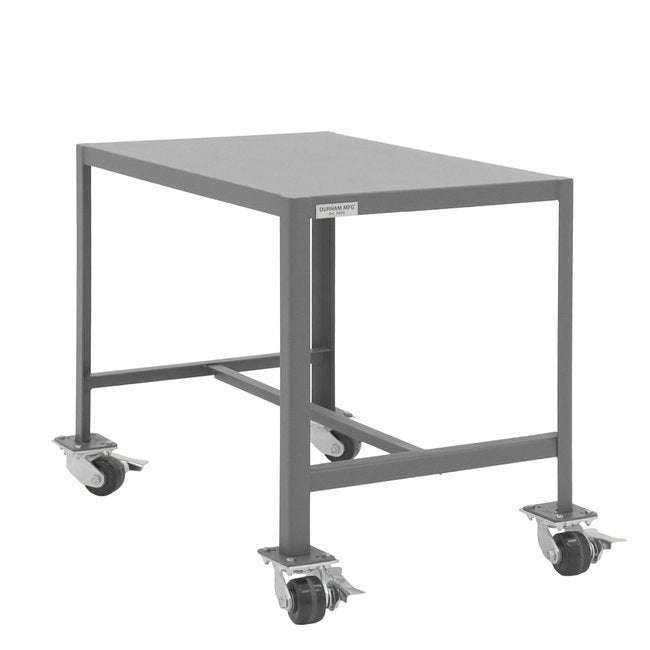 DURHAM MFG MTM243630-2K195 Mobile MT Workbench, 1 Shelf  24 x 36