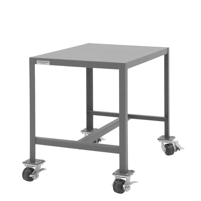 DURHAM MFG MTM243630-2K195 Mobile MT Workbench, 1 Shelf  24 x 36