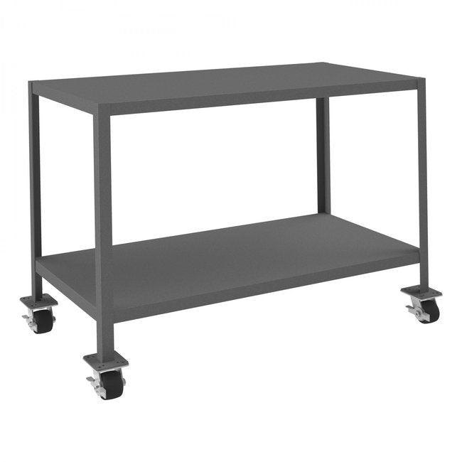 DURHAM MFG MTM244836-3K295 Mobile MT Workbench, 2 Shelves, 24 x 48