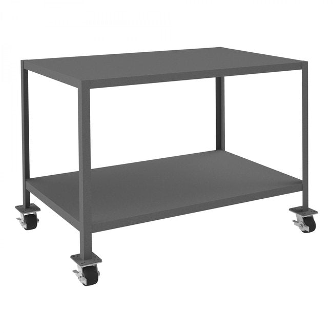DURHAM MFG MTM304836-3K295 Mobile MT Workbench, 2 Shelves, 30 x 48