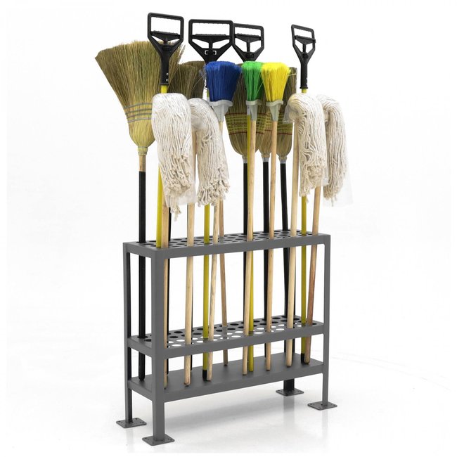 DURHAM MFG MTO123632-56H95 Mop and Broom Organizer